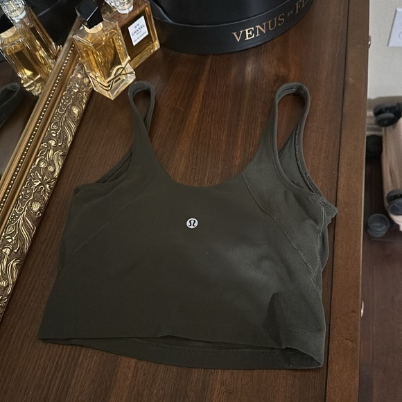 Lululemoon Align Tank Dark Olive - Picture 3 of 4